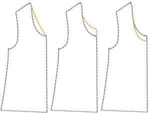 How To Alter Neckline Of A Dress, Altering Dress Neckline, How To Tighten A Loose Neckline, How To Fix A Low Neckline, Change Neckline Of Dress Diy, Changing Neckline On Tshirt, Change Neckline Of Tshirt, Alter Neck Dresses, T Shirt Neckline Alteration