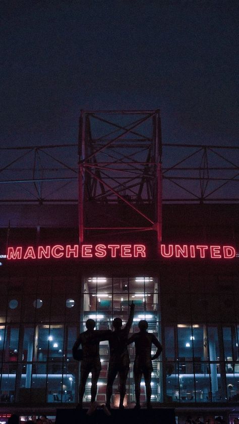 Man Utd Aesthetic, Manchester United Aesthetic Wallpaper, Old Trafford Aesthetic, Man United Aesthetic, Old Trafford Wallpapers, United Wallpapers Iphone, Manchester United Aesthetic, Wallpaper Manchester United, Manchester United Wallpapers