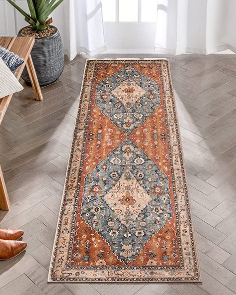 Boho Runner Rug Hallway, Throw Rugs Bedroom, Living Bathroom, Boho Runner Rug, Bedroom Throw, Boho Chique, Chic Rug, Vintage Bedroom, Best Carpet