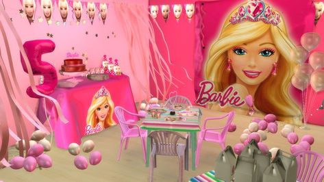 Imvu Backgrounds, Barbie Bday, Lotes The Sims 4, Free Sims 4, The Sims 4 Packs, Barbie Theme, Sims 4 Teen, Sims 4 Collections, Barbie Birthday