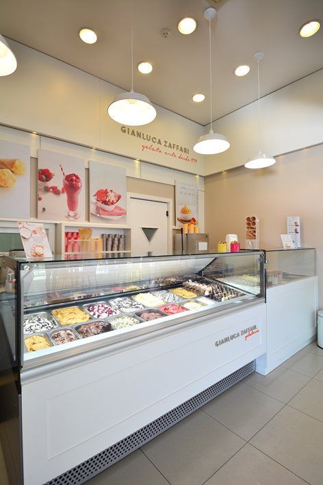 Juice Bar Design, Ice Cream Menu, Ice Cream Place, Ice Cream Business, Bakery Shop Design, Bakery Design Interior, Gelato Shop, Cream Candy, Ice Cream Design