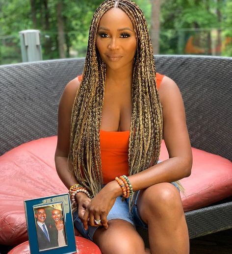 Cynthia Bailey on Instagram: ““Change will not come if we wait for some other person or some other time. We are the ones that we have been waiting for. We are the change…” Cynthia Bailey, Blonde Braids, Hair Catalog, Happy Hair, Box Braids Hairstyles, Hair Photo, The Change, Protective Hairstyles, Hair Day