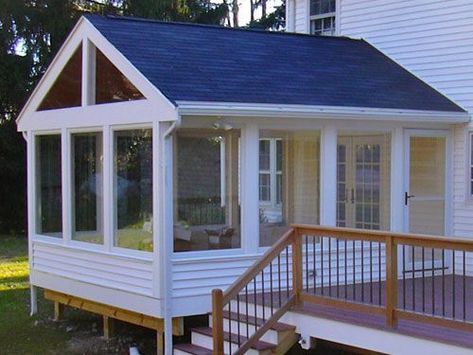 Covered Deck Ideas, 3 Season Porch Ideas, Enclosed Decks, Deck Material, Screened Patio, 3 Season Porch, All Season Room, Porch Kits, Screened Porch Designs