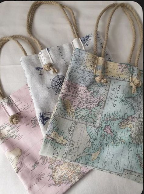 Map Bag, Projek Menjahit, Sac Diy, Diy Tote, Diy Bag Designs, Diy Bags Patterns, Diy Bags Purses, Tote Bags Sewing, Bags Diy