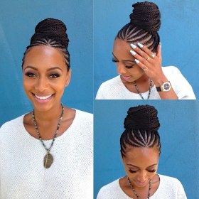 Keri Hilson Braids, Updo Cabello Natural, Plaited Hair, Twisted Hair, Braided Bun Hairstyles, Beautiful Braids, Braid Ideas, Cornrow Hairstyles, Cornrows Braids