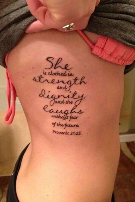 Tattoo | Get A Tattoo Rib Tattoo Placements, Quote Tattoos Placement, Scripture Tattoos, Quote Tattoos Girls, Bible Verse Tattoos, Verse Tattoos, Tattoo Lettering Design, Beautiful Tattoos For Women, Side Tattoos