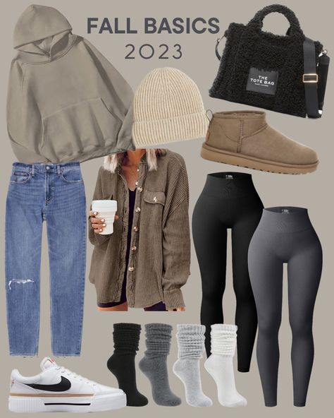 Fall style, fall ootd Inspo, fall outfit Inspo, fall fashion 2023, outfit Inspo, outfit ideas, school outfits, comfy outfits, casual style, women’s fall clothes, wardrobe basics, teddy tote bag, mini uggs, nike court legacy lift, slouch socks, comfy style, winter clothes, winter outfits, ootd Inspo #fallfashion #fallstyle #fallbasics #aesthetic #fashion #ootd #ootdfashion #ootdbloggers #casualstyle #comfyclothes #uggs #womensstyle #womensclothing #styleguide #trendingnow #trendy Fall Sneaker Outfits Women 2023, Casual Comfy Fall Outfits 2023, Nike Court Legacy Lift Outfit Women, Everyday Outfits Fall 2023, Fall 2023 Trends Fashion, Fall School Outfits College, Winter Casual Outfit For Women 2023, Legacy Lift Outfit, Trendy Fall Outfits 2023