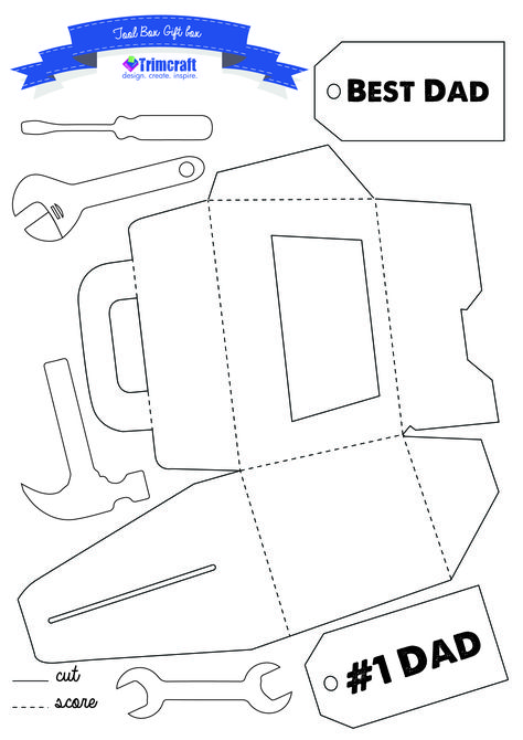 Tool+Box+Card+Templates+Printable Tool Templates Free Printable, Fathers Day Crafts Printables, Tool Box Template Printable, Paper Tool Box Diy, Box Template Printable Free Patterns, Gift Box Template Printable Free, Paper Tool Box Template Free Printable, Tool Box Template, Fathers Day Templates Free Printable