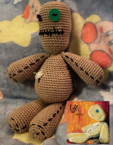 Korn Doll, Crochet Design Pattern, Fun Crochet, Crochet Inspo, Fun Crochet Projects, Crochet Design, Digital Diary, Crochet Dolls, Crochet Ideas