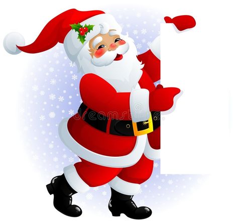 Santa Claus sign. Illustration of smiling Santa Claus holding signs , #AD, #sign, #Claus, #Santa, #Illustration, #signs #ad Santa Illustration, Sign Illustration, Food Magazine, Magazine Template, Stock Images Free, Santa Claus, Stock Illustration, Christmas Crafts, Christmas Decorations