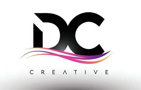 DC Logo Letter Design Icon. DC Letters with Colorful Creative Swoosh Lines Dc Logo Design, Logo Letter Design, Dc Logo, Logo Letter, Car Logo, Design Icon, Letter Design, Letter Logo Design, Car Logos