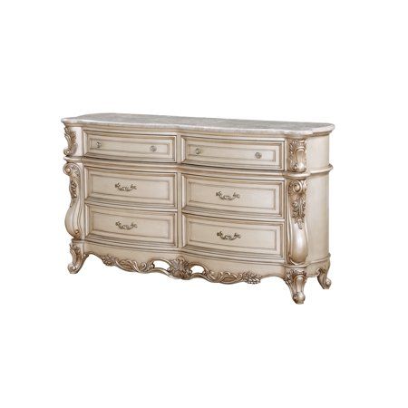 White Wood Dresser, Marble Top Dresser, Traditional Hardware, Victorian Dressers, Upholstered Sleigh Bed, Dresser Wood, Wooden Dresser, White Dresser, Wood Dresser