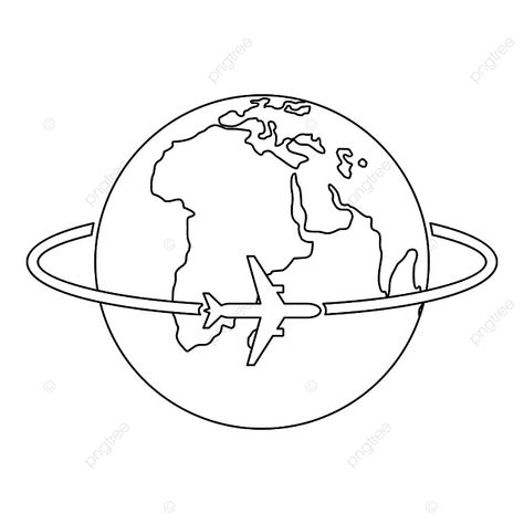 World Outline, Map Monde, Map Earth, Planet Map, Illustration Outline, Globe Tattoos, Globe Map, Earth Tattoo, Earth Logo