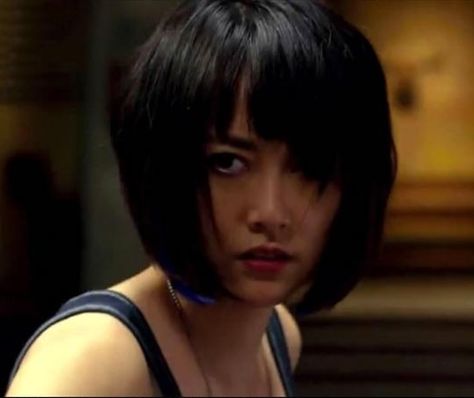 Rinko Kikuchi Mako Mori, Rinko Kikuchi, Black Bob, A Thing Of Beauty, Fiction Movies, Punk Girl, Pacific Rim, Anime Heaven, Funny As Hell