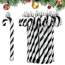 Clever Christmas Decorations, Spooky Christmas Decor, Dollar Tree Candy Cane Wreath Form, Red Black And White Christmas Decor, Creepy Christmas Decorations, Black And White Xmas Tree, Creepmas Decorations, Black And White Christmas Decorations, Gothic Christmas Decorations