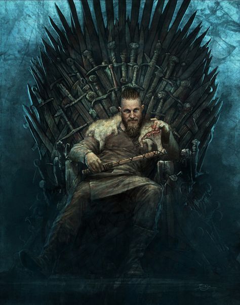 ArtStation - King Ragnar, Ben Judd Viking Character, King Ragnar, The Iron Throne, Iron Throne, Ragnar Lothbrok, Funny Pics, Not Mine, We Need, Movie Tv