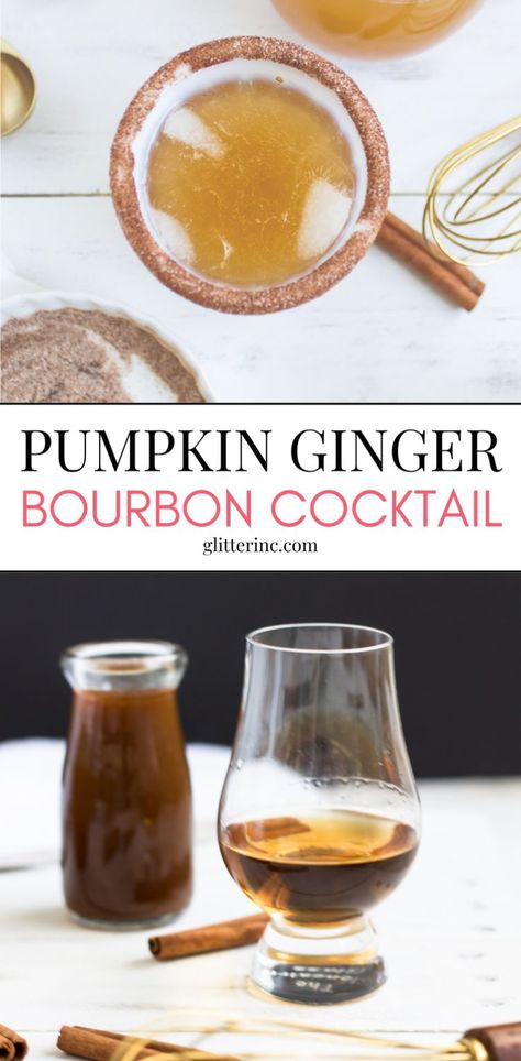 Sip into the season with a pumpkin ginger bourbon drink. This fall cocktail recipe is a refreshing take on a bourbon punch, with a rich pumpkin syrup base. Perfect for any gathering, this Autumn cocktail shines as a standout bourbon cocktail recipe everyone will love Bourbon Punch, Autumn Cocktail, Bourbon Drink, Kentucky Mule, Cocktail Party Drinks, Fall Drink Recipes, Bourbon Cocktail Recipe, Pumpkin Syrup, Punch Cocktails