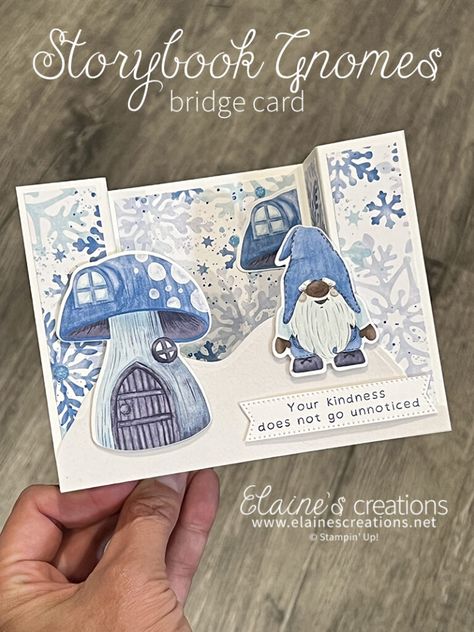 Traditional Christmas Cards, Bridge Card, Fancy Fold Card Tutorials, Stampin Up Christmas, Fancy Fold Cards, Fancy Folds, Fun Fold Cards, Winter Cards, Card Tutorials