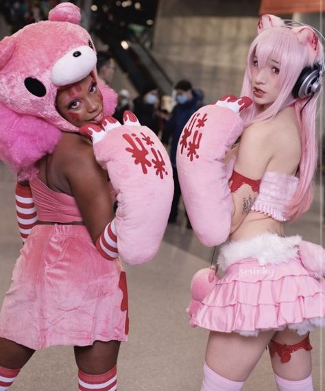 CREDIT: @sminky on insta !! #gloomybear Gloomy Bear Cosplay, Superhero Wallpaper, Halloween Inspo, Fashion People, Kawaii Clothes, Drawing People, Pose Reference, Vocaloid, Super Cute