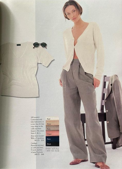 80s Minimalist Fashion, Minimalist 90s Style, 90s Smart Casual, Classic 90s Outfit Women, 90s Professional Outfits, 90s Minimalism Aesthetic, 90’s Minimalism, 90s College Aesthetic, Marc Jacobs 90s