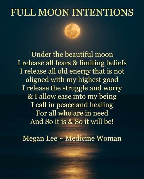 Full Moon Intentions, Full Moon Blessings, Moon Intentions, Full Moon Spells, Smudging Prayer, Moon Chart, Moon Spells, Moon Rituals, Moon Quotes