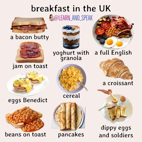 How To Make English Breakfast, Brunch Ideas Aesthetic, English Breakfast Aesthetic, English Food Recipes, English Breakfast Ideas, Healthy English Breakfast, English Breakfast Recipe, Typical English Breakfast, English Meals