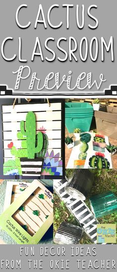 Classroom Cactus Theme, Cactus Themed Classroom, Succulent Classroom Theme, Cactus Classroom Theme, Succulent Classroom, Cactus Classroom Decor, Plant Classroom, Llama Classroom, Cactus Ideas