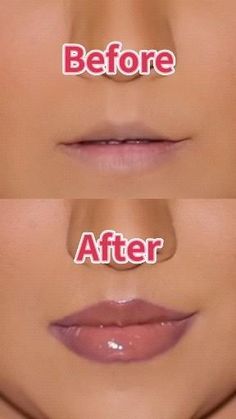 Makeup Bigger Lips, Lip Bigger How To Make, Lip Hacks Bigger, Making Lips Look Bigger, Fuller Lips Makeup Tutorials, Lipstick Tutorial For Small Lips, Bigger Lips Makeup Tutorials, Lipstick For Thinner Lips, How To Make Small Lips Look Bigger