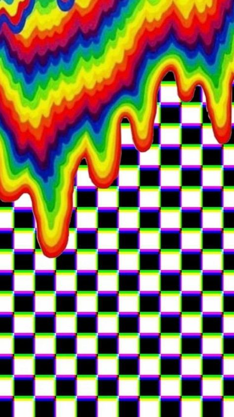 Checker Wallpaper, Aesthetic Painting Ideas On Canvas, Trippy Patterns, Painting Ideas On Canvas Aesthetic, Trippy Iphone Wallpaper, Aesthetic Painting Ideas, Trippy Drawings, Scene Wallpaper, Trippy Designs