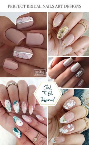 Trendy Bridal Nails, Bridal Nails Art, Nel Art, Bridal Nail Ideas, Bridal Nails Wedding, Bridal Nails Designs, American Nails, Bridal Nail Art, Best Nail Salon