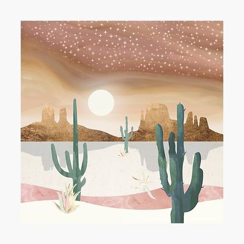 Sky Abstract, Stars Gold, Desert Scene, Hur Man Målar, Sky Art, Acrylic Wall Art, Stationery Cards, Microfiber Cloth, Main Colors