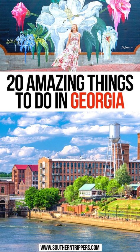 20 Amazing Things To Do In Georgia Georgia Bucket List, Places To Visit In Georgia, Bucket List Places To Visit, Weekend Trip Packing, Things To Do In Georgia, Bucket List Places, Hiking In Georgia, Travel Georgia, Visit Georgia