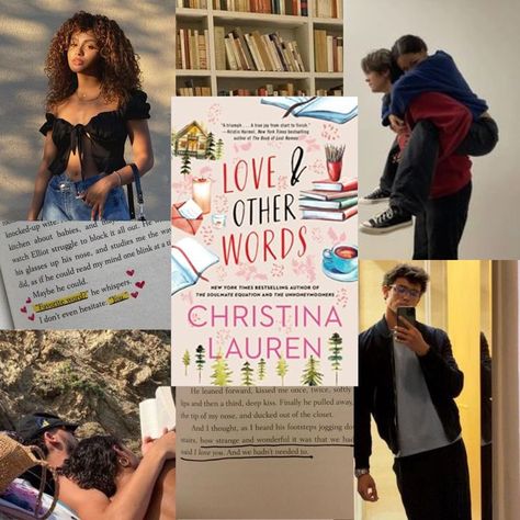 Love Other Words, Interracial Romance Books, Black Romance Books, Love And Other Words, Words Aesthetic, Lauren Aesthetic, Romcom Books, Christina Lauren, Unread Books