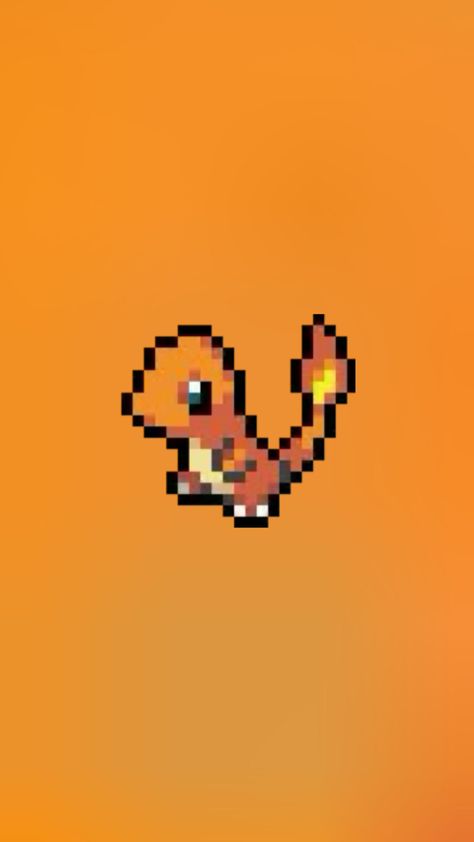 8bit Pokemon Wallpaper, Charmander Wallpaper Iphone, Minecraft Screensaver, Pixel Pokemon Wallpaper, Pokemon Pixel Wallpaper, Charmander Wallpaper, Gameboy Pokemon, Art Pokémon, Pokemon Cross Stitch