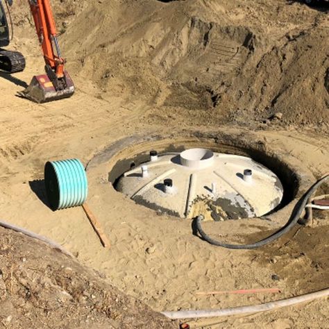 Installation of Water Tanks Underground Water Storage, Root Cellars, Stormwater Management, Building Site, Water Storage Tanks, Safe Room, Water Tanks, Green Street, Water System