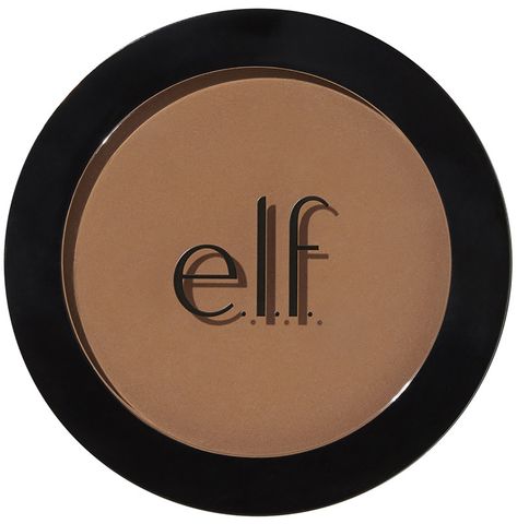 The e.l.f. Cosmetics Primer-Infused Bronzer is a long-wear, matte bronzer that's infused with lock on primer powder to ensure a full day of bronzed, sun-kissed glow. Elf Makeup Products, Elf Contour, Elf Bronzer, Elf Products, Bronzer Makeup, Olive Skin Tone, E.l.f. Cosmetics, Maybelline Makeup, Matte Bronzer