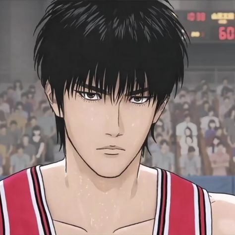 Slam Dunk Movie, Rukawa Kaede, Slam Dunk Anime, How To Draw Anime Hair, Anime Eye Drawing, Manga Pages, Sports Anime, Slam Dunk, Itachi Uchiha