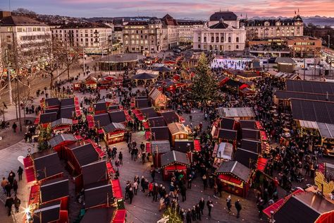 How to Spend the Holidays in Zurich — Twinkling Christmas Markets, Mouthwatering Fondue, and Luxury Hotels Included Zurich Christmas, Switzerland Christmas, Zurich Airport, Switzerland Tourism, Europe City, Christmas In Europe, Family Beach Trip, Christmas Experiences, Paris Travel Guide