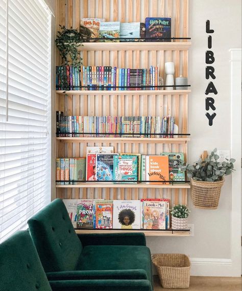 Wall Bookshelves, Big Boy Room, Slat Wall, Book Shelf, New Room, Wall Shelves, Doors Interior, Room Inspiration, Home Projects