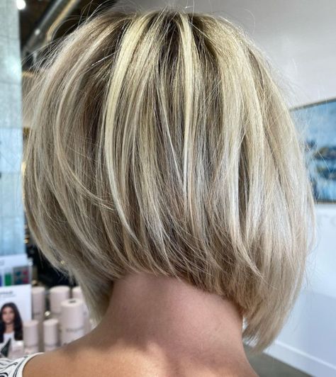 Medium Stacked Haircuts, Concave Bob Hairstyles, Bob Haircut Back View, Angled Bob Haircuts, Stacked Haircuts, Angled Bob Hairstyles, Short Bobs, Inverted Bob Hairstyles, Stacked Bob Hairstyles