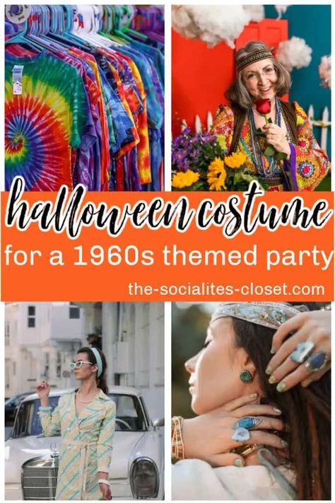 60s Costume Ideas, 60s Party Themes, 60’s Outfits, Cute Halloween Food, Decades Costumes, S Costumes, 60s Costume, Pregnancy Costumes, Pregnant Halloween Costumes