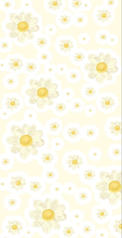 Daisy/flower/wallpaper/iphone Cute Daisy Wallpaper, Daisy Flower Wallpaper, Daisy Wallpaper For Bedroom, Daisy Pattern Wallpaper, Daisy Wallpaper For Walls, Flower Wallpaper Iphone, Daisy Purple Wallpaper, Retro Daisy Wallpaper, Daisy Wallpaper