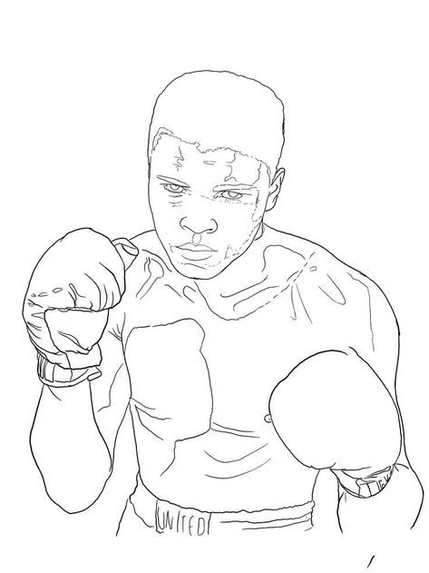 Drawing Guy, Stencils Tattoo, Boxing Tattoos, 2 Tattoo, Tribute Tattoos, Black Art Tattoo, Star Coloring Pages, Movie Tattoos, Tattoo Outline Drawing