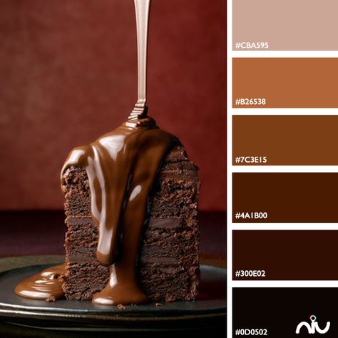 Chocolat Color Palette Chocolate Brand Color Palette, Color Palette Chocolate Brown, Chocolate Brown Palette, Chocolate Colour Palette, Chocolate Brown Color Palette, Chocolate Moodboard, Chocolate Color Palette, Chocolate Palette, Chocolate Logo