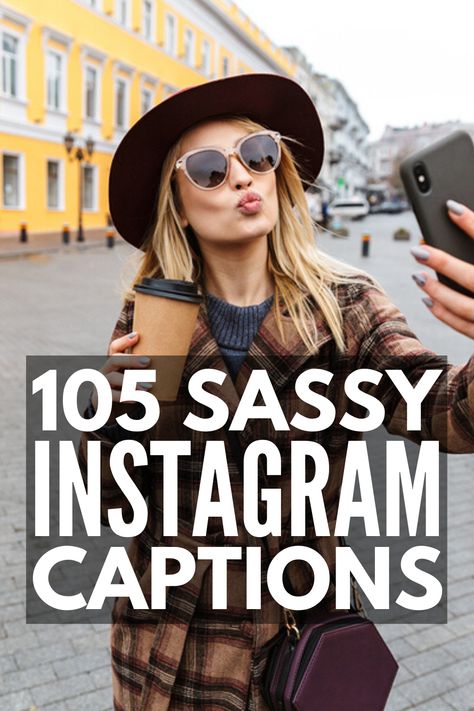 105 Best Short Quotes for Instagram Selfies and Captions | Whether you're trying to share motivational thoughts, workout inspiration, your sassy boss babe attitude, or just need cute and simple captions for beautiful pictures you share about your life, we've curated our favorite one-liners to inspire you! Some of these are clever and witty, while others are deep and personal - no matter what your mood is, we've got your covered! #selfiequotes #girlbossquotes #captionquotes Quoted For Instagram, Self Picture Captions For Instagram, Catchy Quotes For Instagram, Caption For Favorite Person, Motivational Instagram Captions, If I Could Give You One Thing In Life, Interesting Captions For Instagram, Good Mood Captions, Picture Captions Instagram Selfie