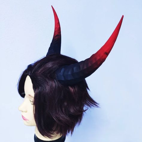 Demon Succubus Cosplay Horns FINISHED&PAINTED Custom | Etsy Succubus Cosplay, Wolf Ears And Tail, Cosplay Horns, Demon Horns, Demon Wolf, Wolf Ears, Horn Headband, Horn Jewelry, Costume Hats