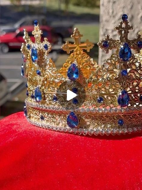 Crownsilove | King Crown with Blue Sapphire Stones

#kinghelmet #kingcrown #steelcrown #fantasycostume #fantasyjewelry #fantasycreature #larpcostume... | Instagram Queen Crowns, Sapphire Stones, King Crown, Larp Costume, Kings Crown, Queen Crown, Fantasy Costumes, Fantasy Jewelry, Sapphire Stone