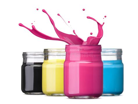 Cmyk ink. Bottles of ink in cmyk colors, magenta with splash , #Affiliate, #Bottles, #ink, #Cmyk, #cmyk, #splash #ad Cmyk Ink, Printer Cartridge, Bottled Ink, Toner Cartridge, Cmyk Color, Ink Cartridge, Mason Jar Mug, Printer Ink, Black Tattoos