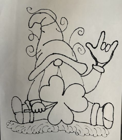 Gnomes Drawing Sketch, Nome Drawings, Gnome Tattoo, Flash Tats, Leg Tattoos Women, Simple Tattoos, Diy Canvas, Coloring Pictures, Leg Tattoos