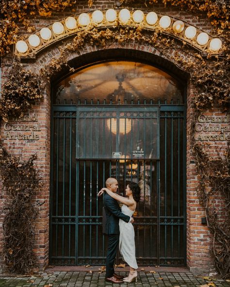 Pioneer Square Seattle, Candle Lit Ceremony, Wedding Photographer Branding, Seattle Engagement Photos, Courthouse Elopement, Kenya Travel, Seattle Sports, Sports Stadium, Wedding Court